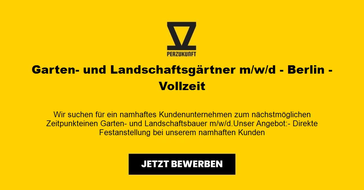 Garten- und Landschaftsgärtner m/w/d - Berlin - Vollzeit