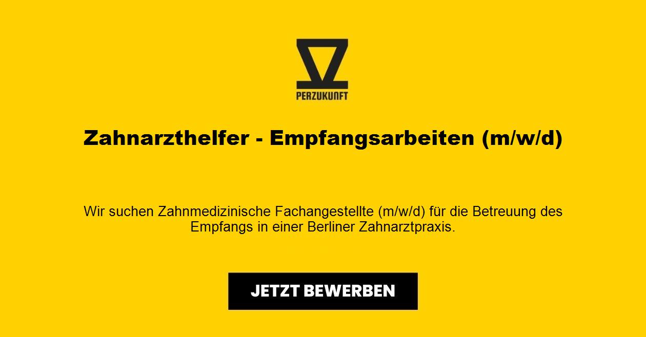 Zahnarzthelfer/in - Empfangsarbeiten (m/w/d)