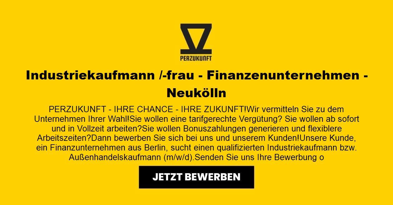 Industriekaufmann  - Finanzenunternehmen m/w/d