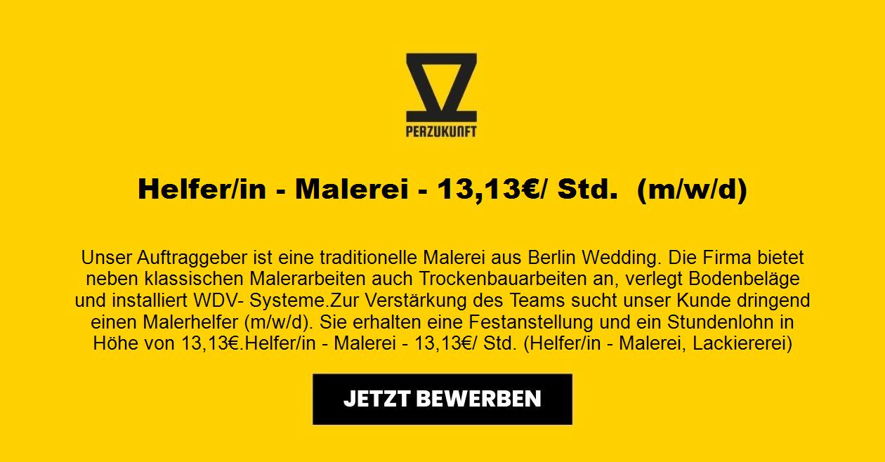 Malerhelfer/in (m/w/d) - 21,94€/ Std. Festanstellung