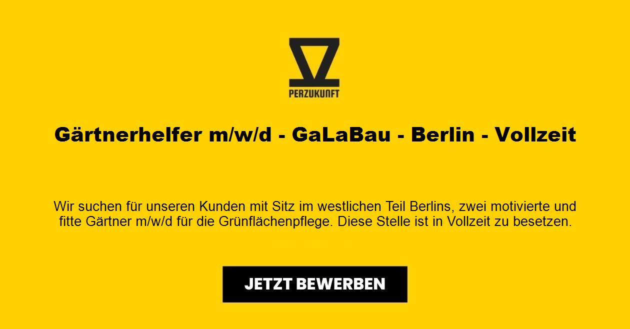 Gärtnerhelfer/in (m/w/d) - GaLaBau - Berlin - Vollzeit