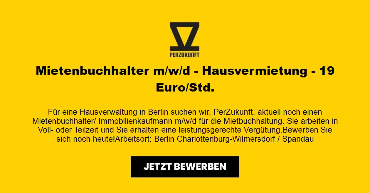 Mietenbuchhalter m/w/d - Hausvermietung - 41,04 Euro/h