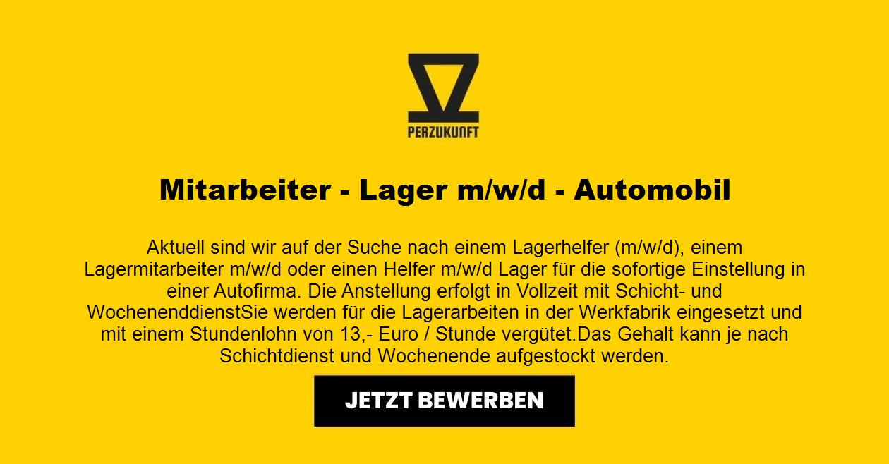 Lagerhelfer / Produktionshelfer m/w/d