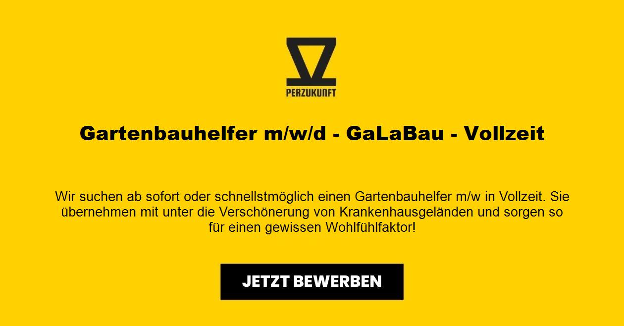 Gartenbauhelfer m/w/d - GaLaBau - Vollzeit