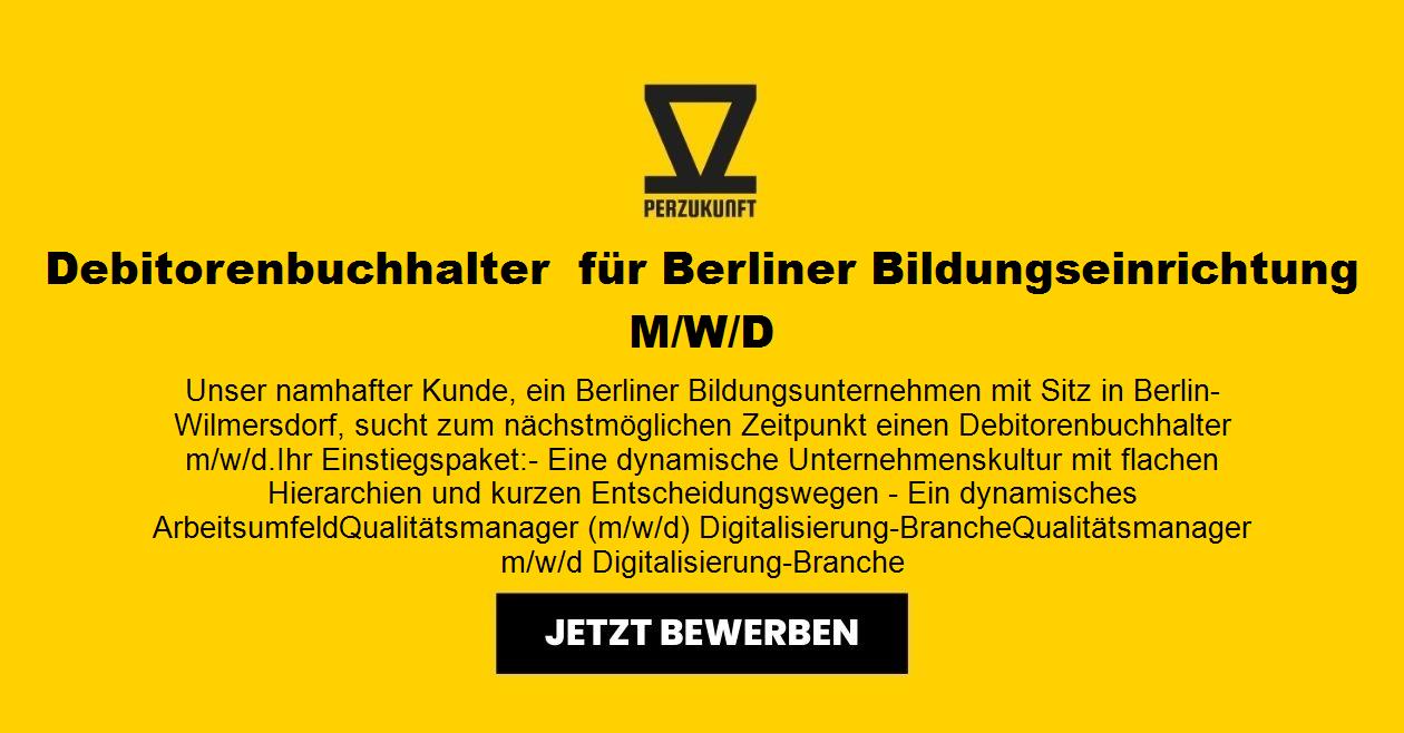 Debitorenbuchhalter - Berliner Bildungseinrichtung m/w/d