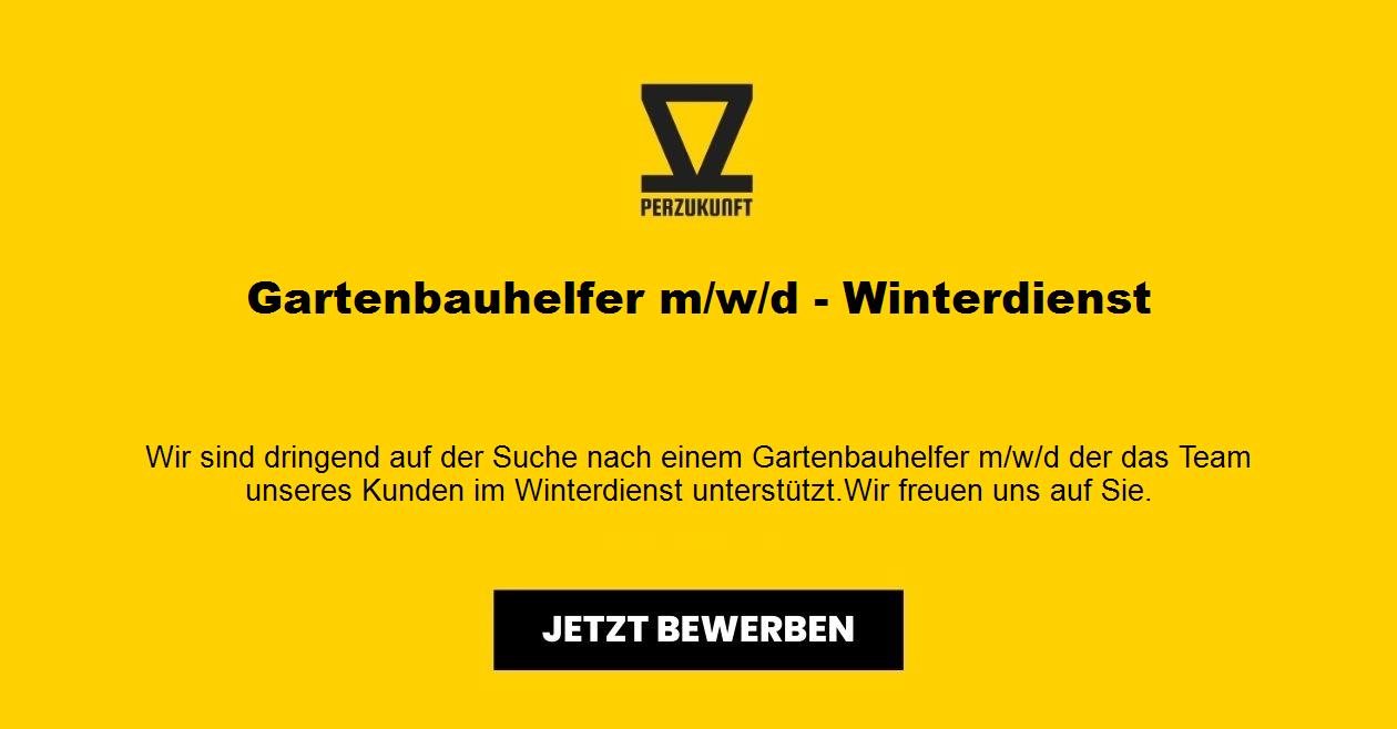 Gartenbauhelfer (m/w/d) - Winterdienst