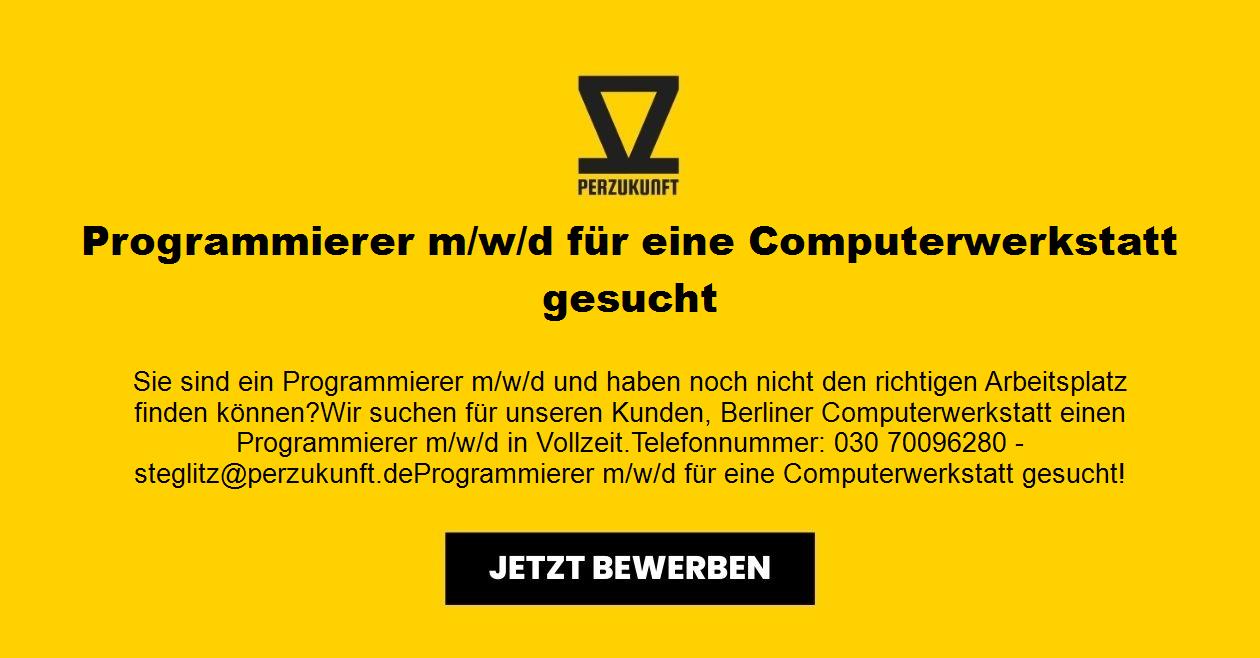 Programmierer m/w/d für eine Computerwerkstatt gesucht