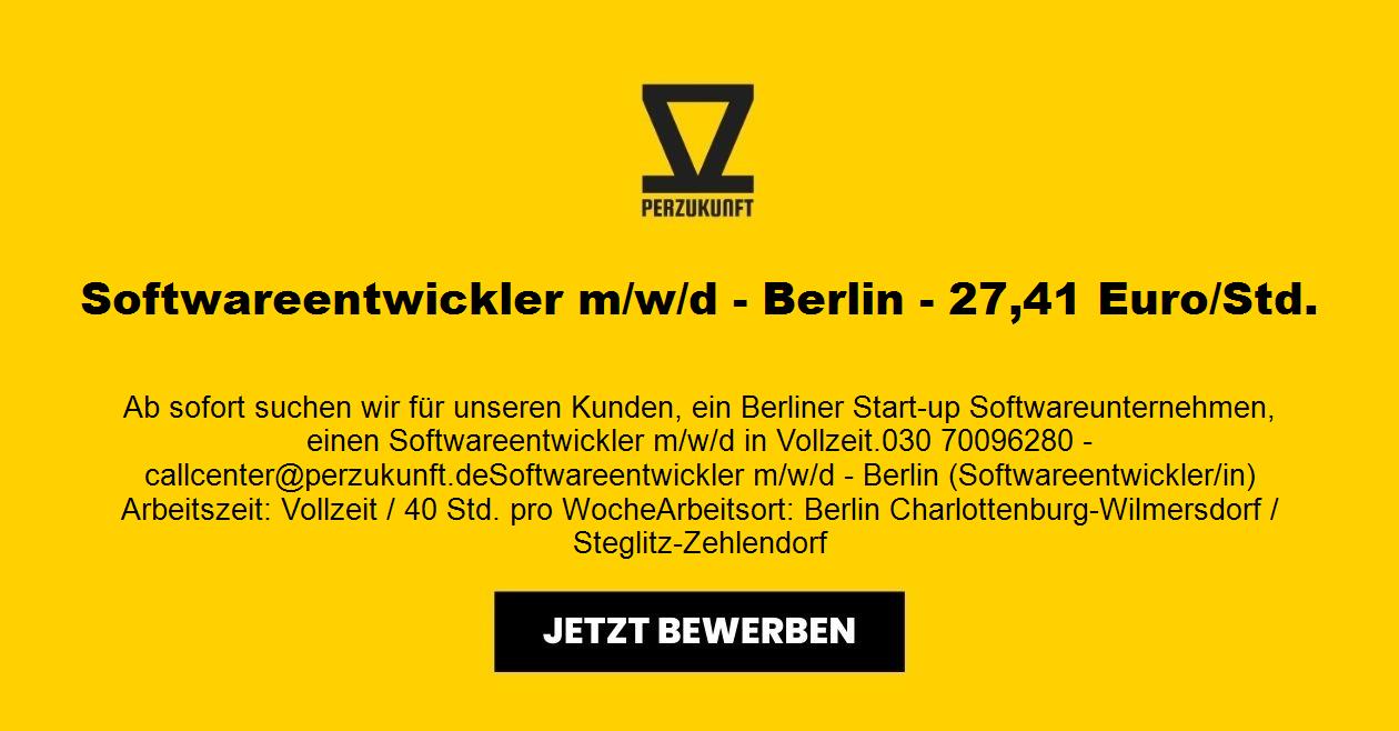 Softwareentwickler m/w/d - Berlin - 59,21 Euro/Std.