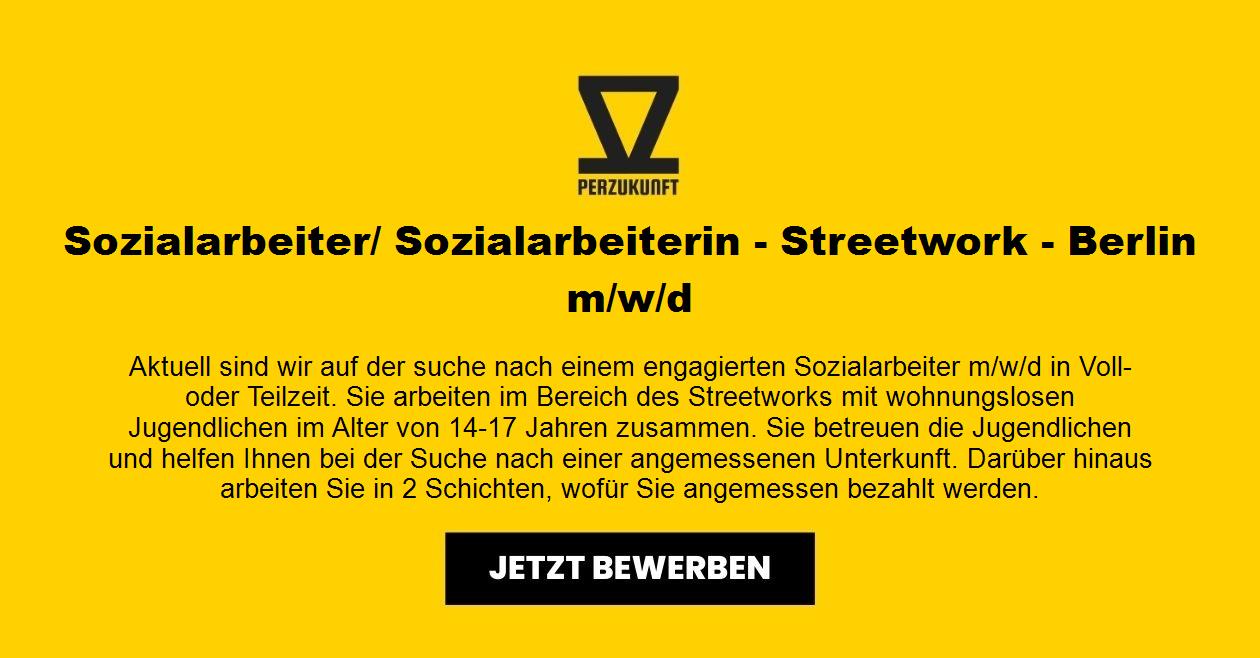 Sozialarbeiter/ Sozialarbeiterin - Streetwork - Berlin m/w/d