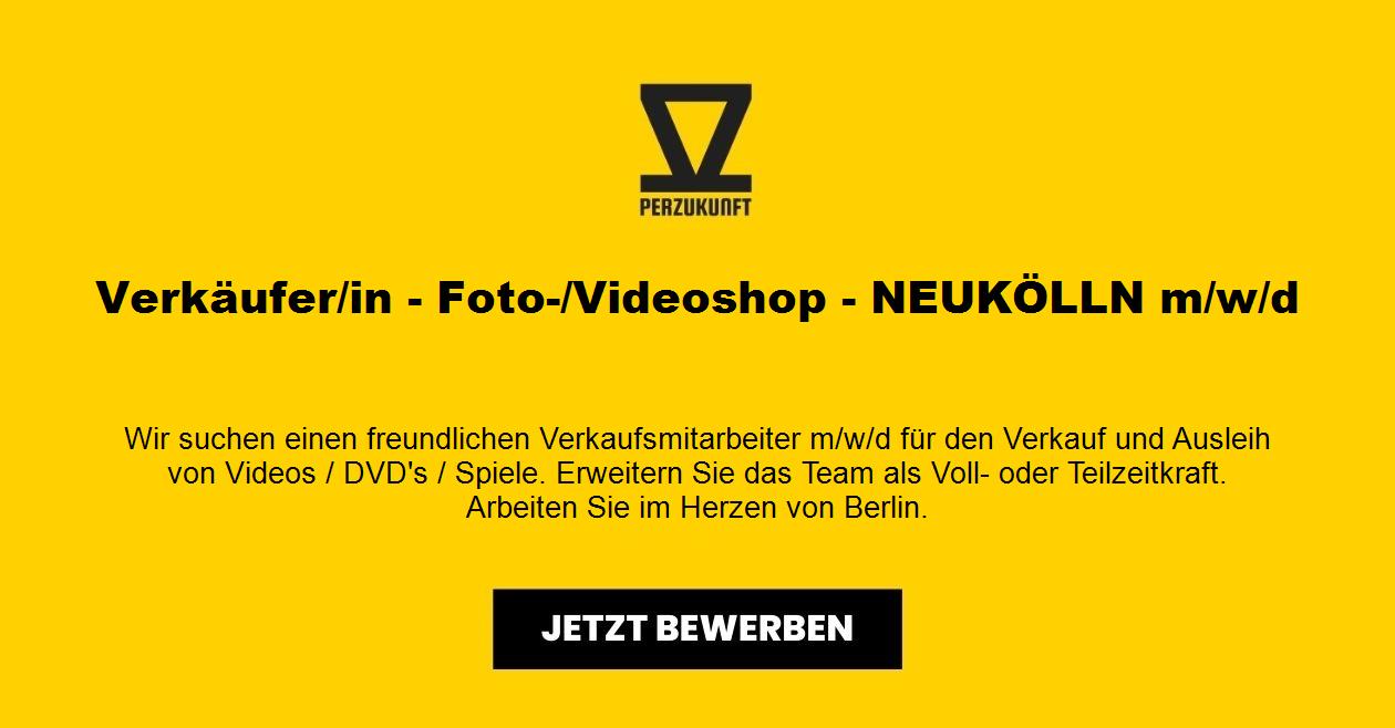 Verkäufer - Foto-/Videoshop - NEUKÖLN m/w/d