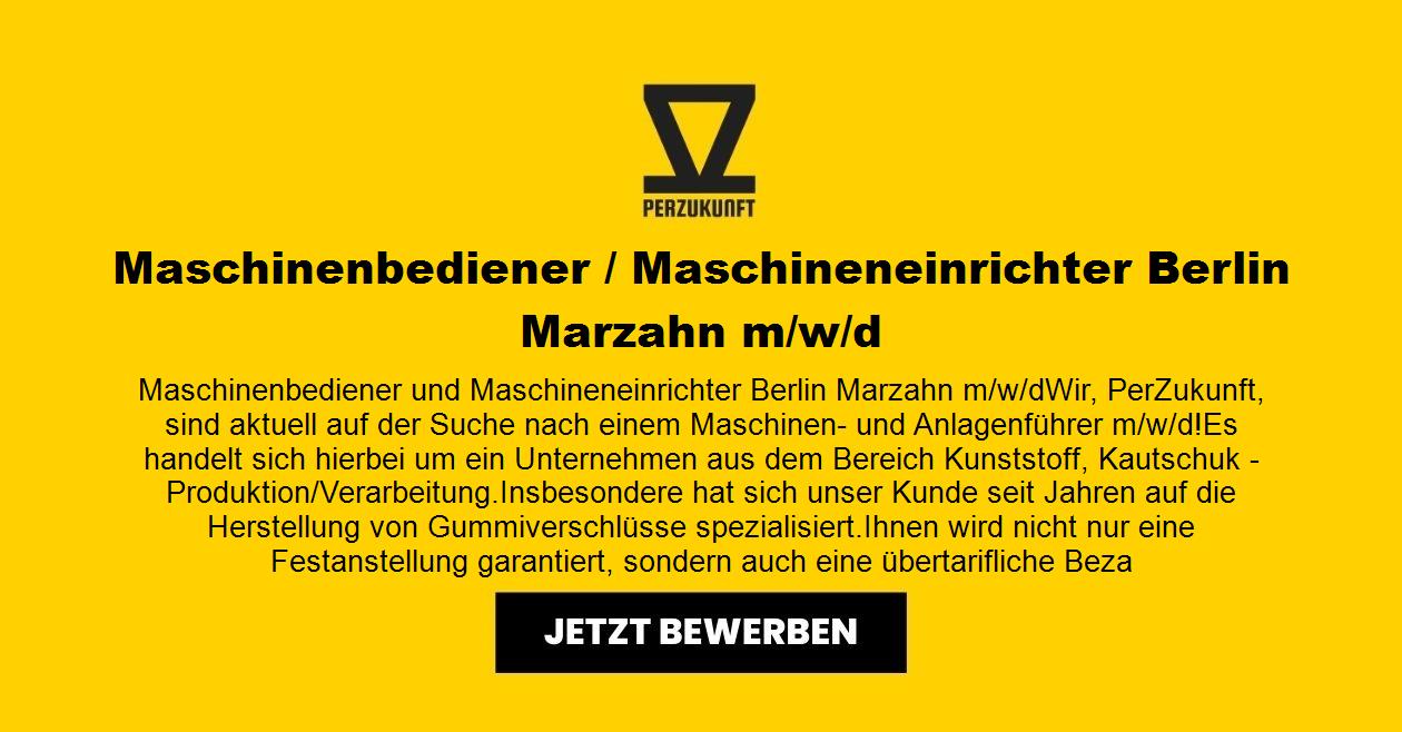 Maschineneinrichter Berlin Marzahn m/w/d