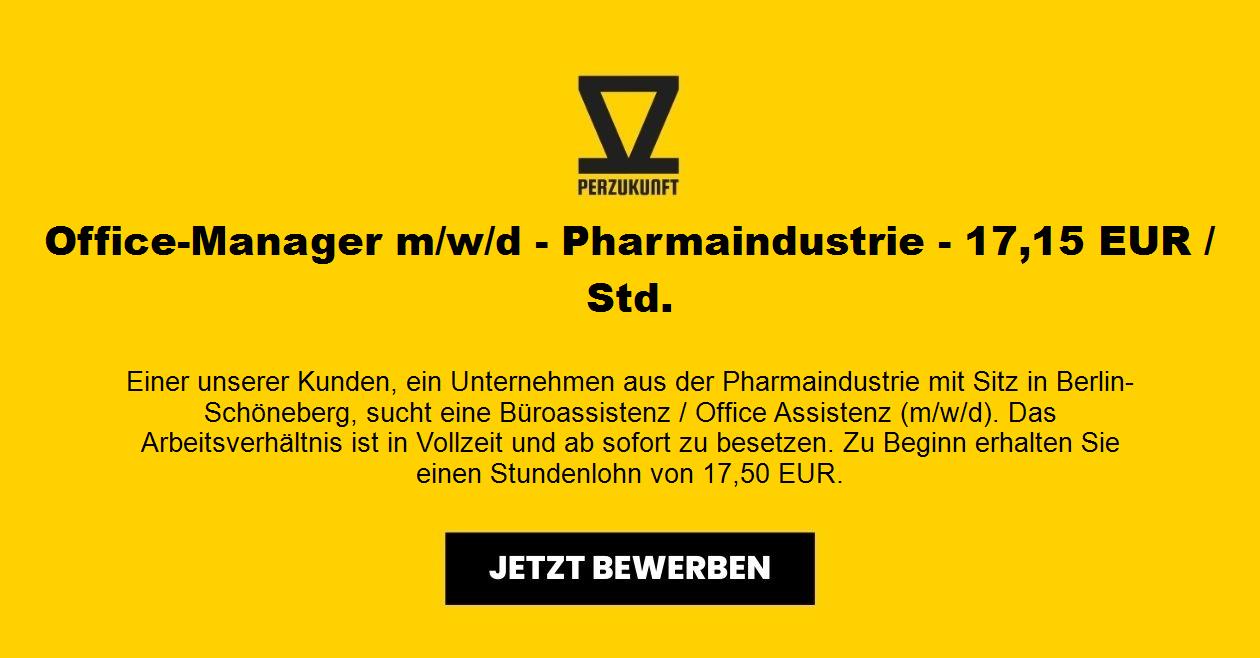Office-Manager (m/w/d) - Pharma - ab sofort!