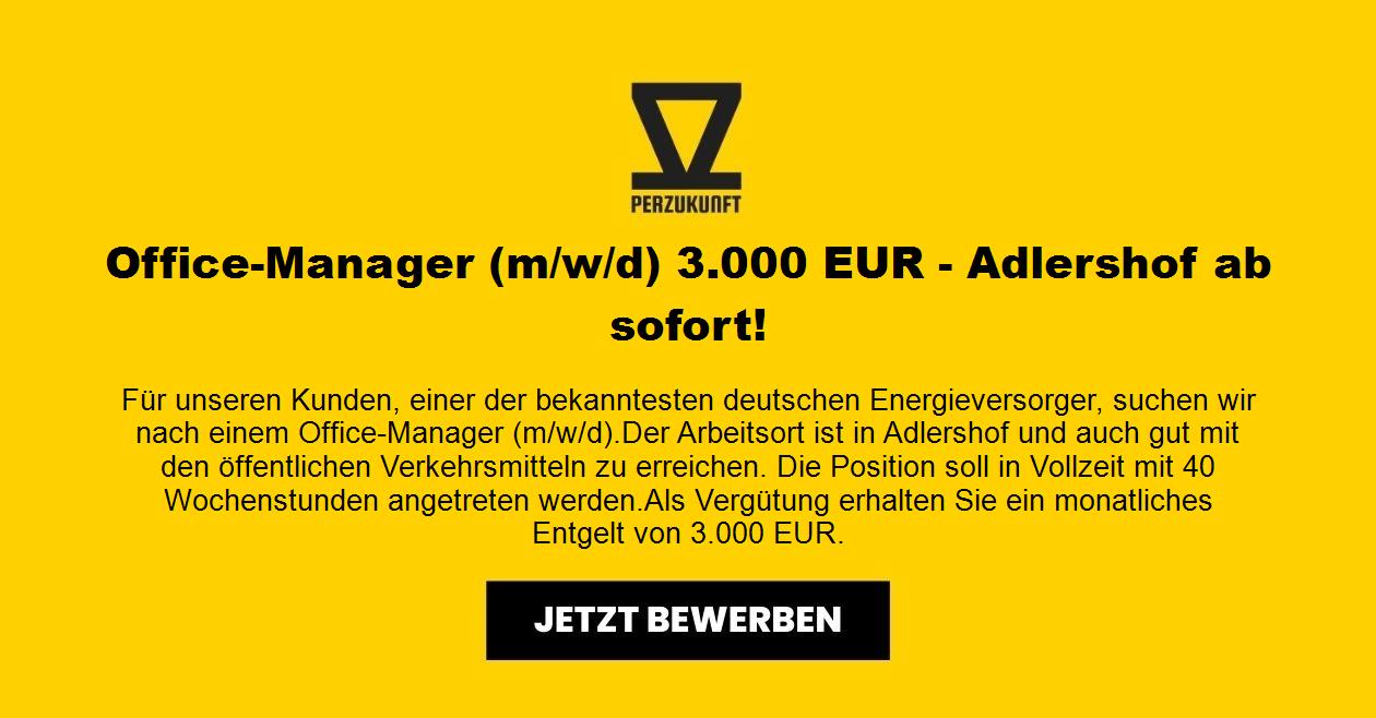 Office-Manager (m/w/d) 6480,71€ - Adlershof - Energieversorger