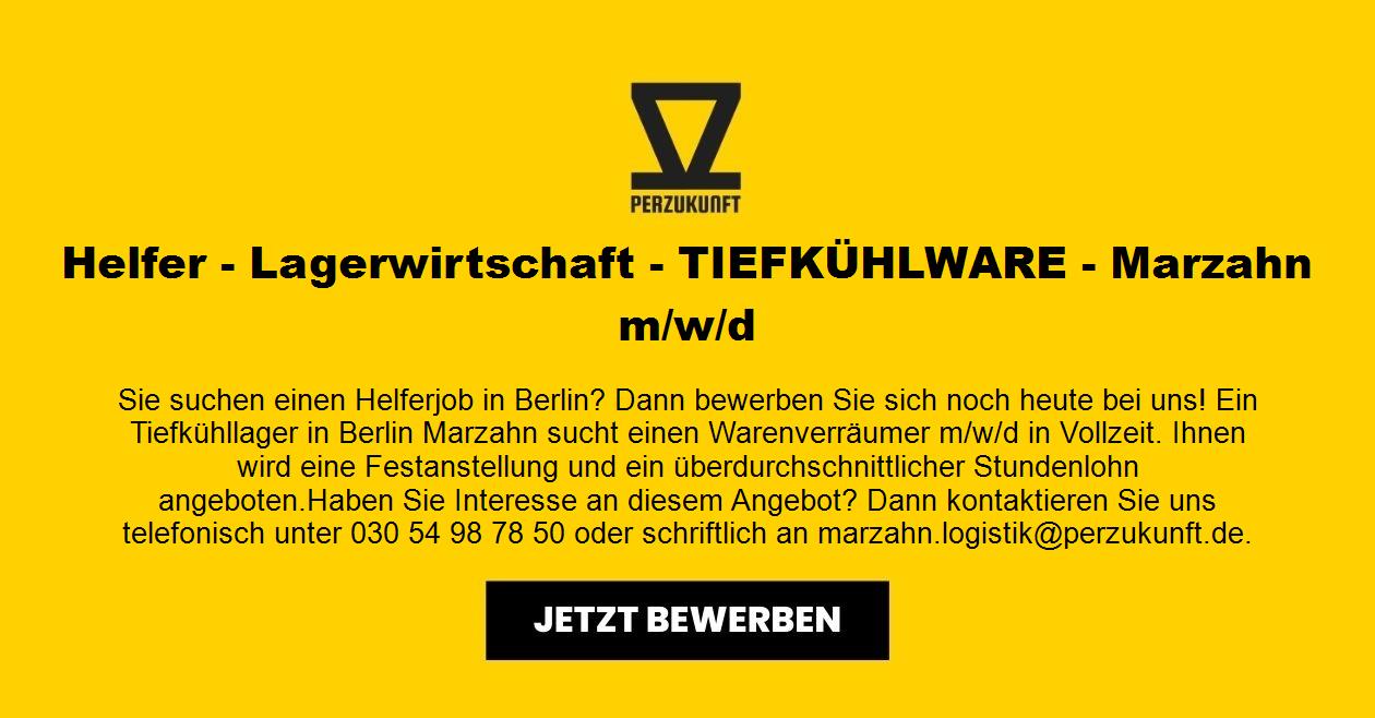 Helfer/in Lagerwirtschaft - Berlin- Marzahn (m/w/d)