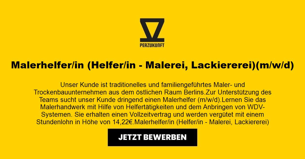 Malerhelfer/in (Lackiererei)(m/w/d)