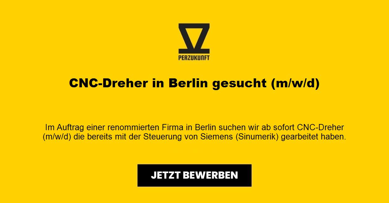 CNC-Dreher  (m/w/d) in Berlin gesucht