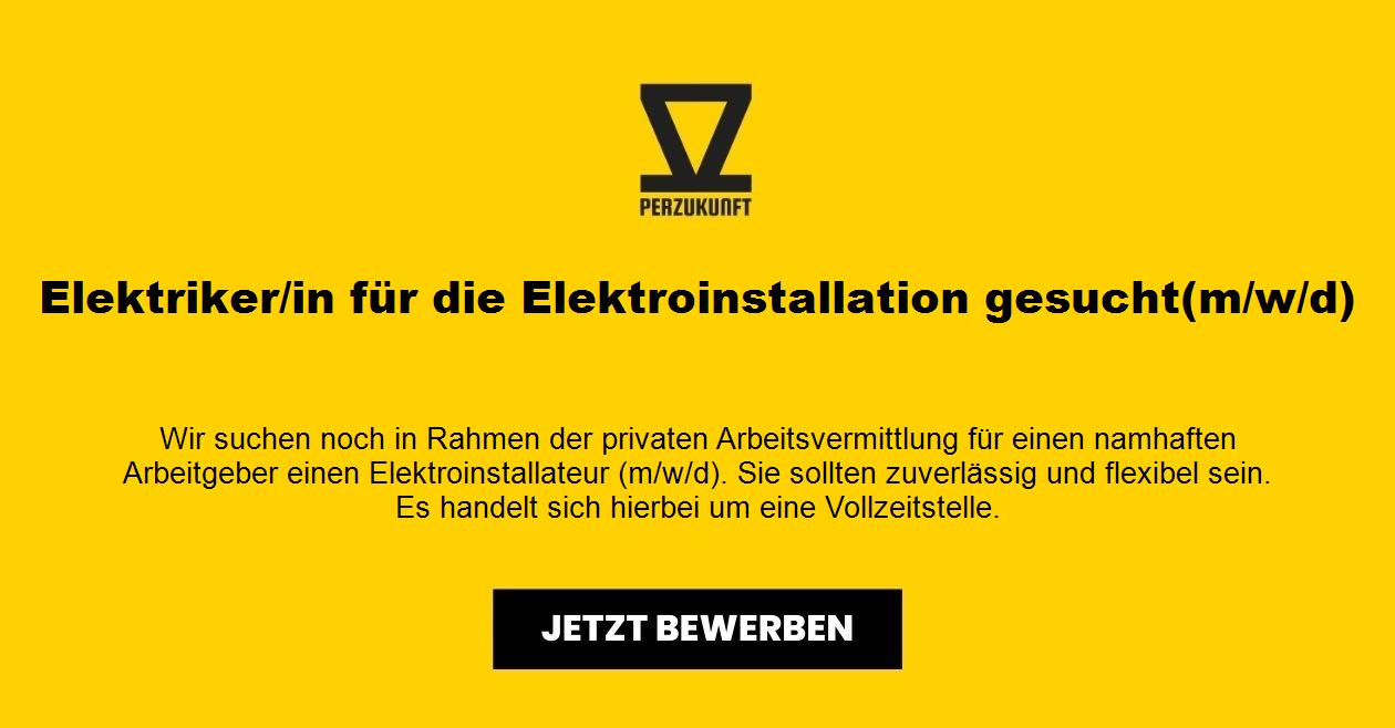 Elektroinstallateur (m/w/d) für Berlin gesucht