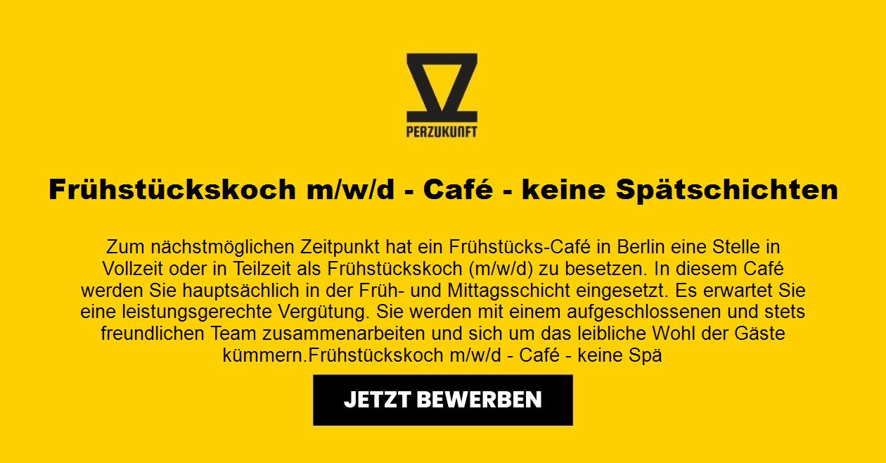 Frühstückskoch - Vollzeit - in Berlin-Mitte m/w/d