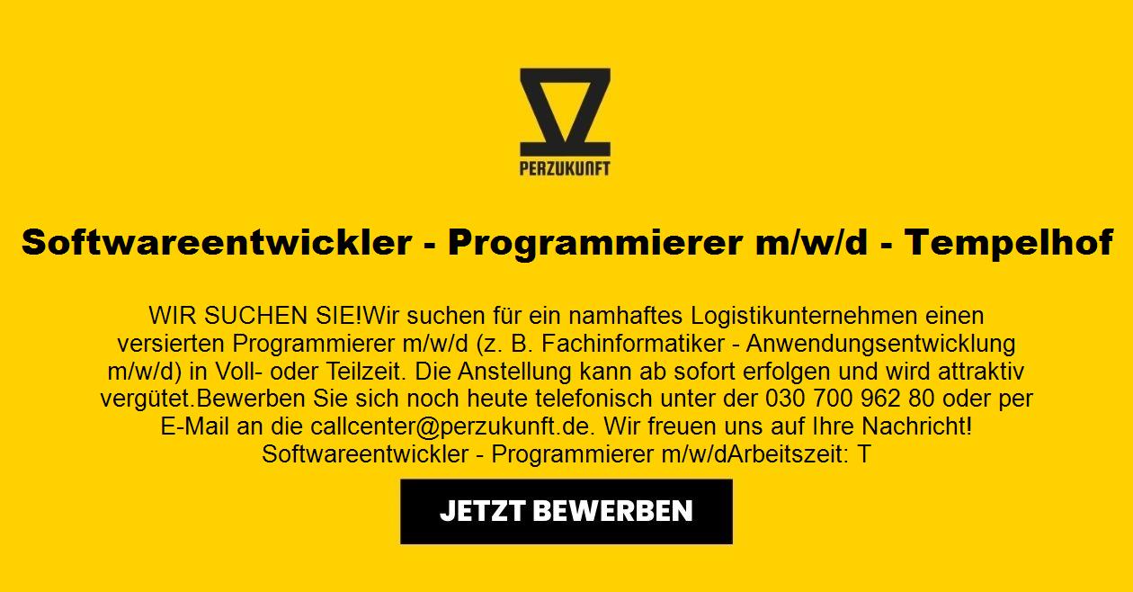 Softwareentwickler - Programmierer m/w/d - Tempelhof