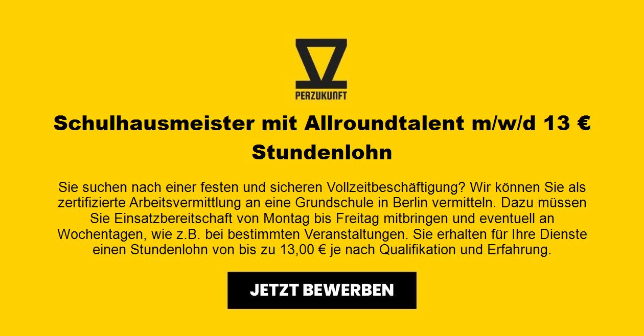Schulhausmeister m/w/d 28,09 € / Std.