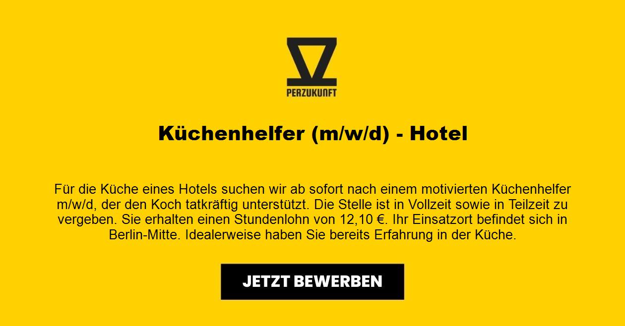 Küchenhelfer (m/w/d) - Hotel