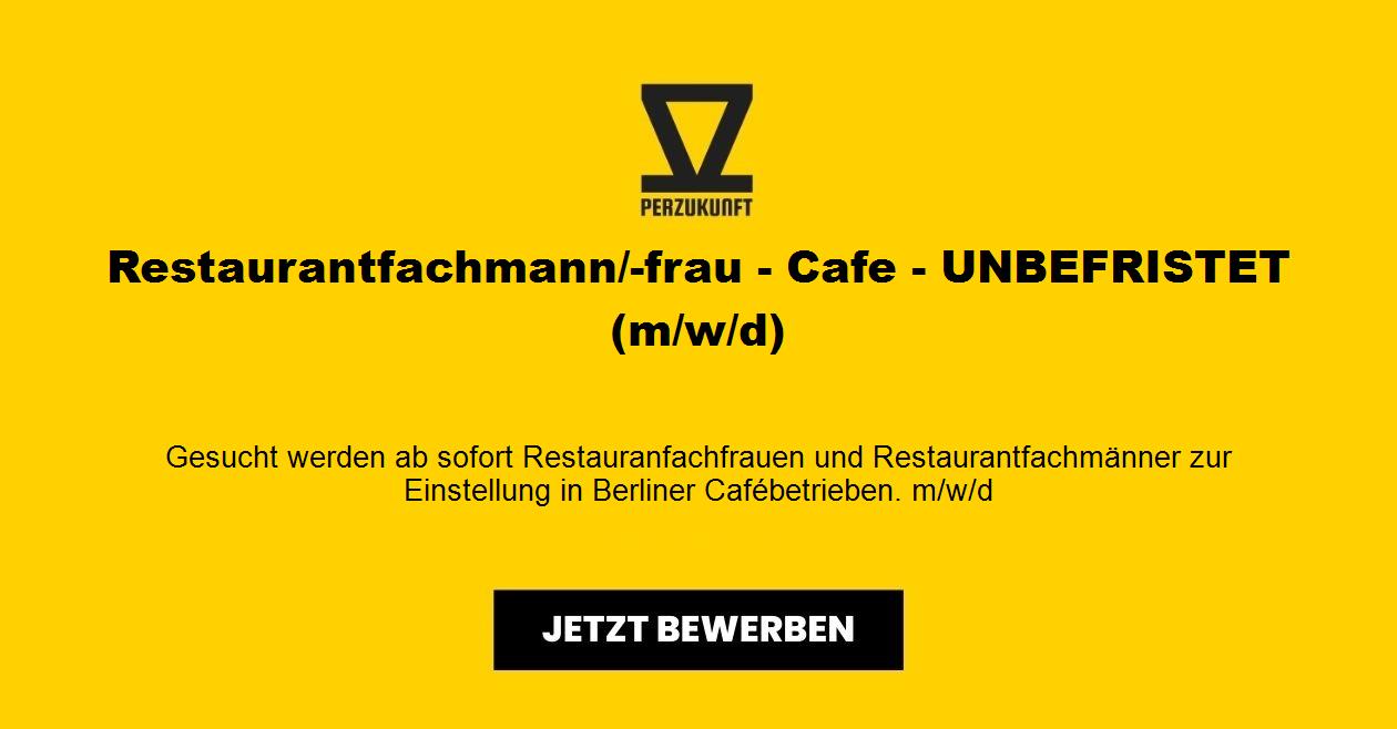 Restaurantfachmann m/w/d   - Cafe - Unbefristet