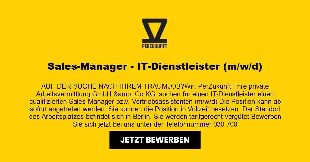 Sales - Manager m/w/d - IT - Dienstleister