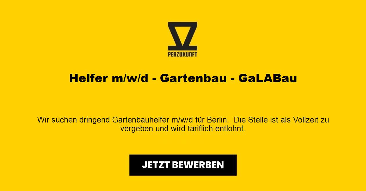 Helfer /in (m/w/d) - Gartenbau - GaLABau