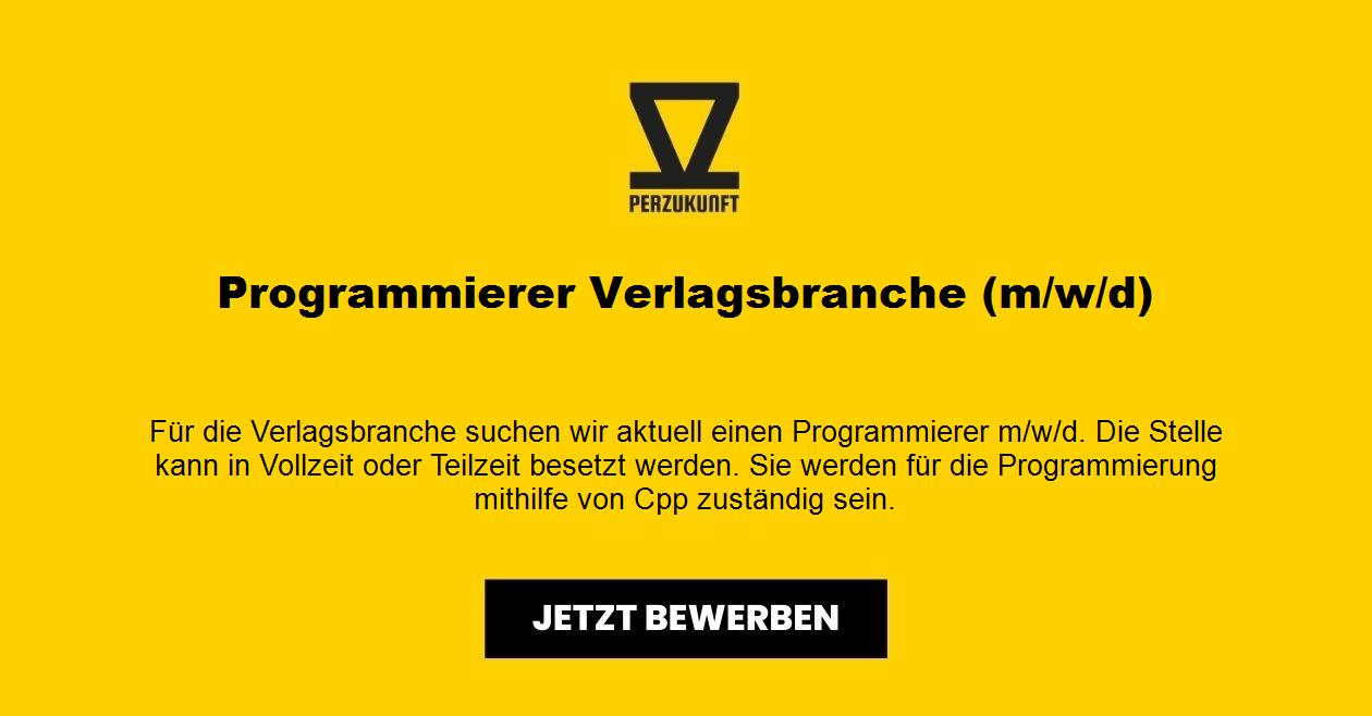 Programmierer (m/w/d) Verlagsbranche in Vollzeit