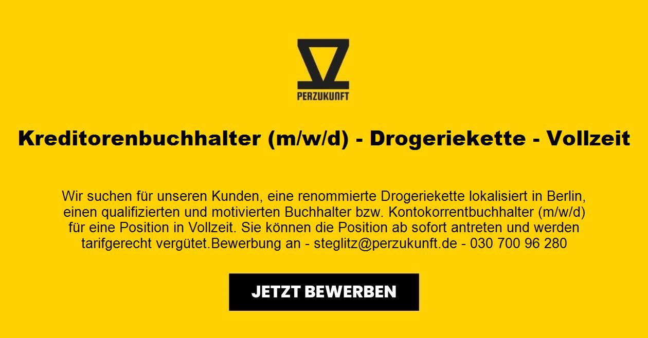Kreditorenbuchhalter (m/w/d)- Drogeriekette - Vollzeit