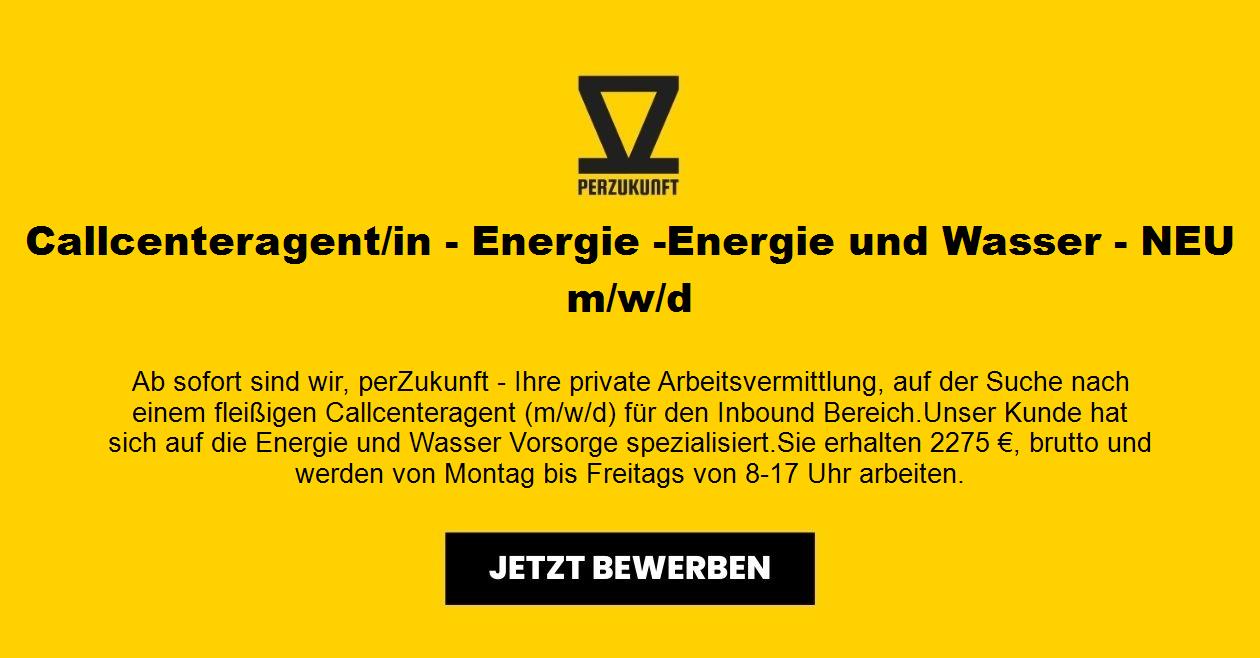 Callcenteragent -Energie und Wasser (m/w/d)