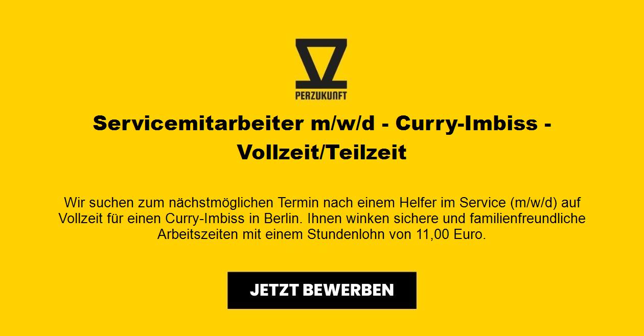 Servicemitarbeiter m/w/d - Vollzeit/Teilzeit