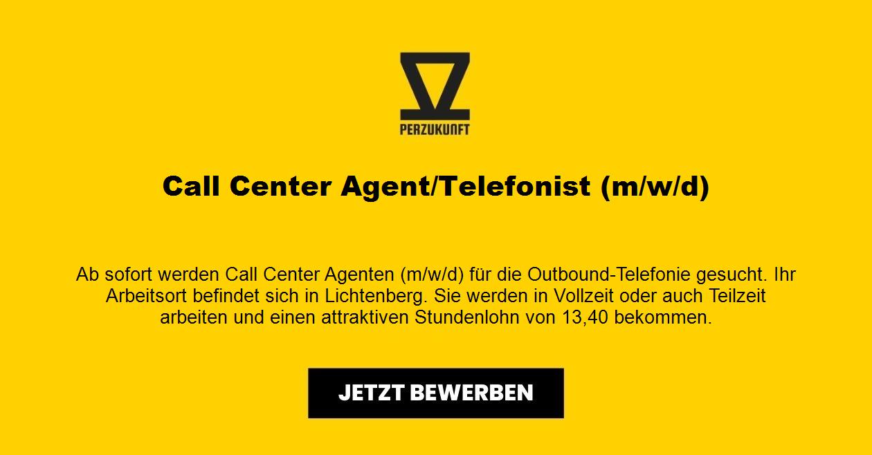 Call Center Agent/Telefonist (m/w/d)