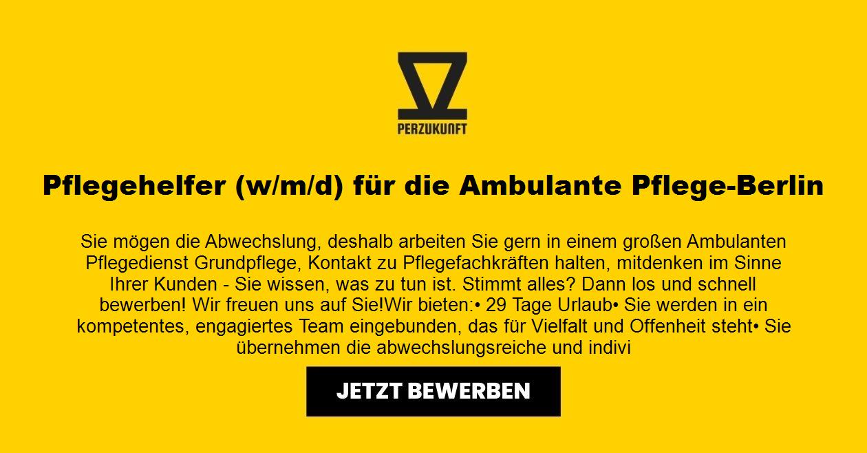 Pflegehelfer (m/w/d) für die Ambulante Pflege-Berlin