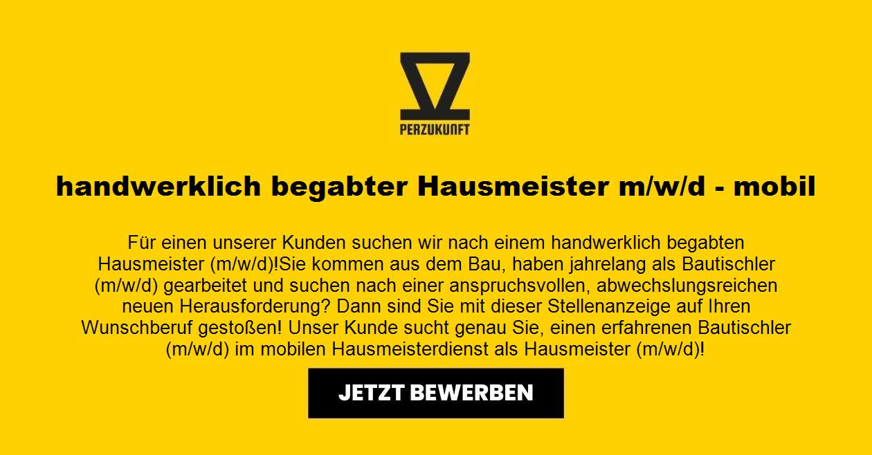 Handwerklich begabter Hausmeister m/w/d