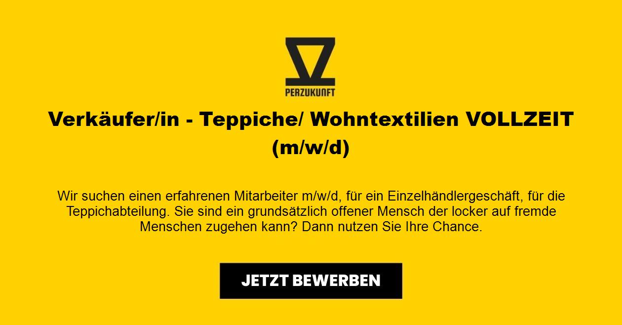 Verkäufer/in - Teppiche/ Wohntextilien - Vollzeit (m/w/d)