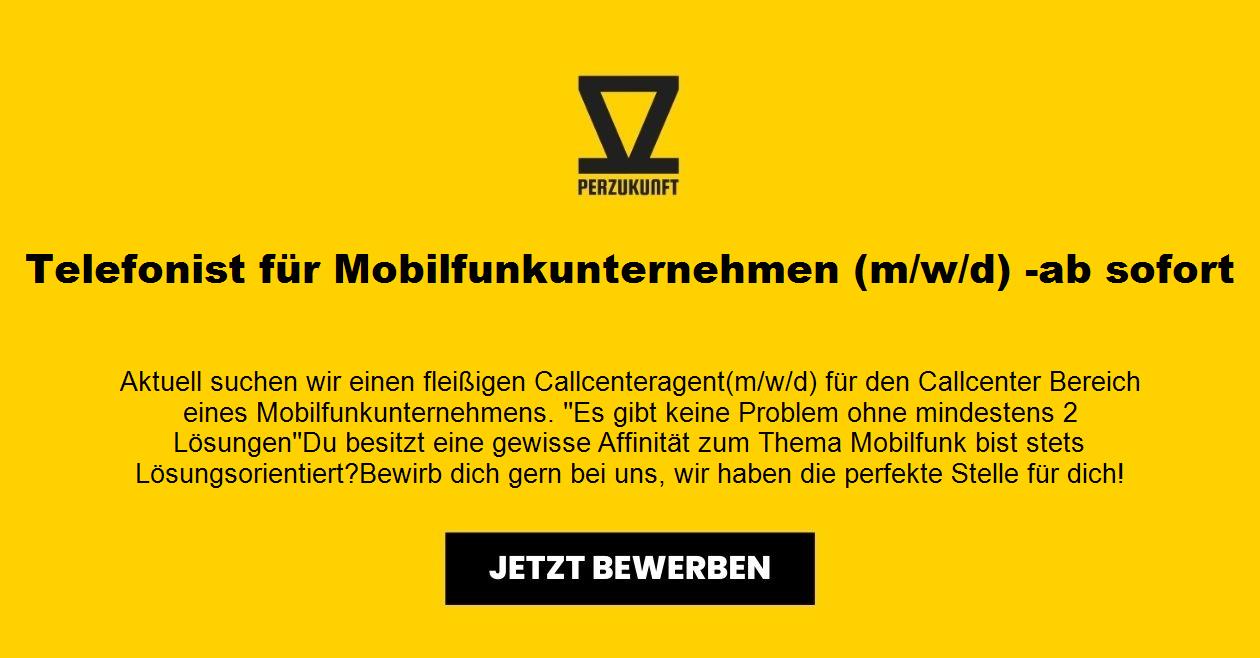 Telefonist (m/w/d) - Mobilfunkunternehmen - Berlin