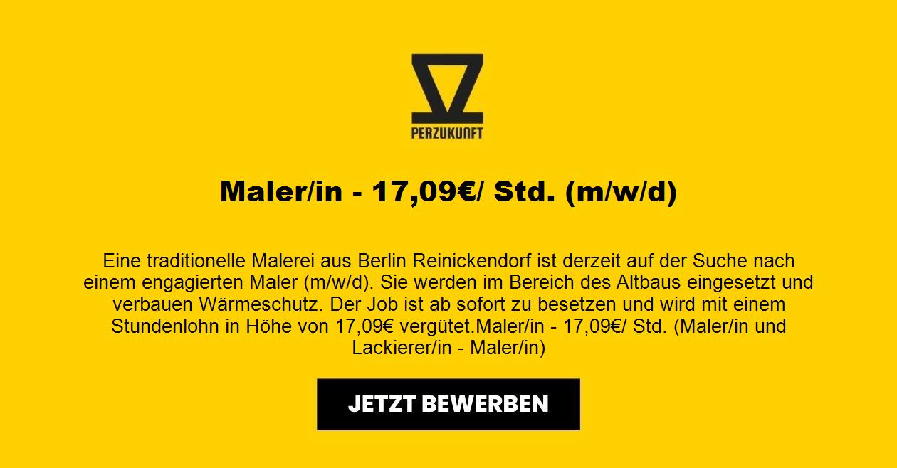 Maler - 28,56€/ Std.  in Vollzeit (m/w/d)