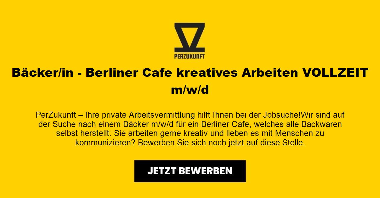 Bäcker - Berliner Cafe - Vollzeit (m/w/d)