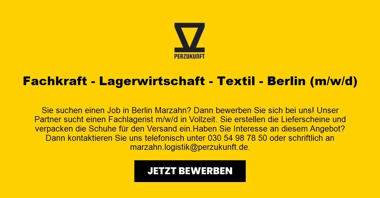 Fachkraft - Lagerwirtschaft - Textil - Berlin (m/w/d)
