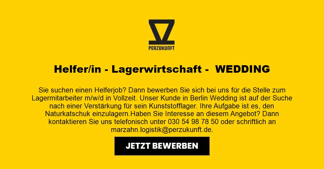 Helfer/in - Lagerwirtschaft -  Berlin-Wedding (m/w/d)