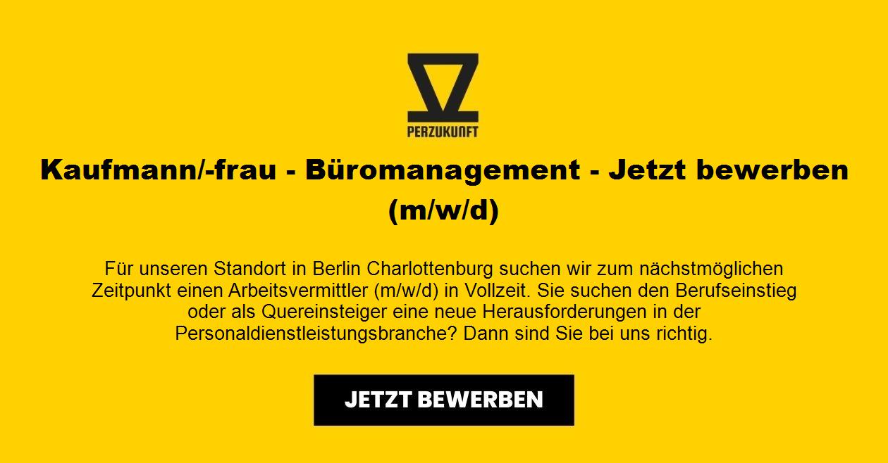 Kaufmann/-frau - Büromanagement - Jetzt bewerben (m/w/d)