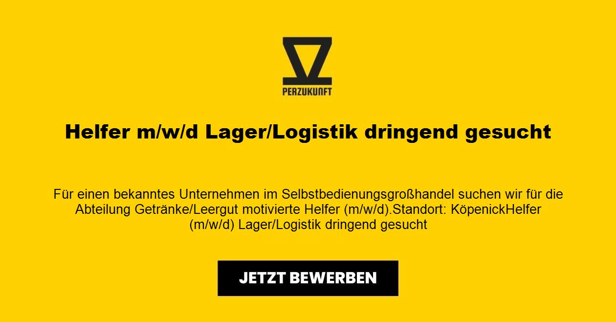 Helfer m/w/d Lager/Logistik - Vollzeit