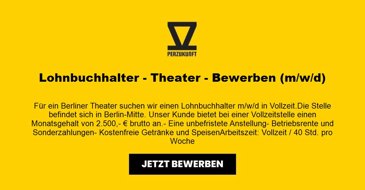 Lohnbuchhalter (m/w/d) - Theater - 5400,60 EUR