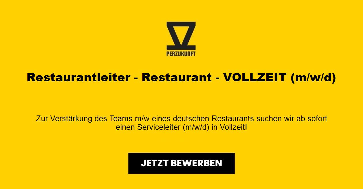 Restaurantleiter  (m/w/d)  in VOLLZEIT