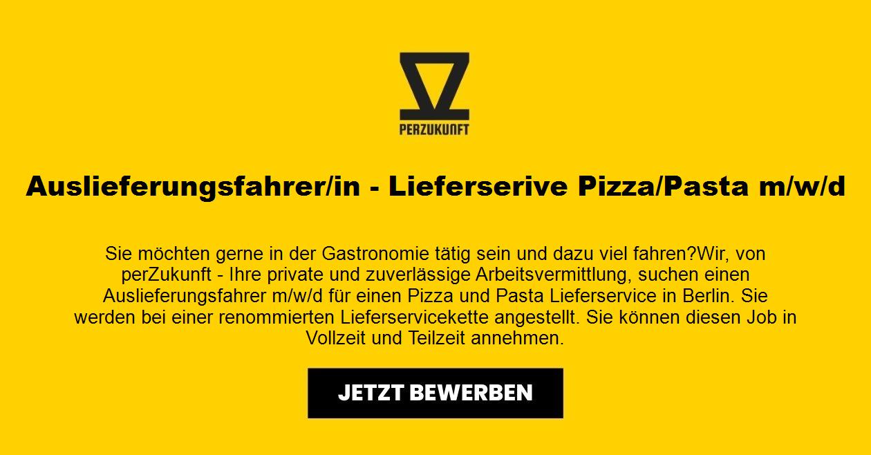 Auslieferungsfahrer/in - Lieferserive Pizza / Pasta m/w/d