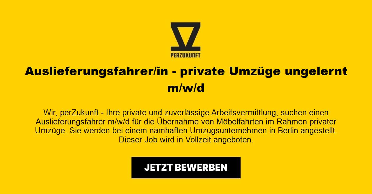 Umzugshelfer / Fahrer - private Umzüge m/w/d