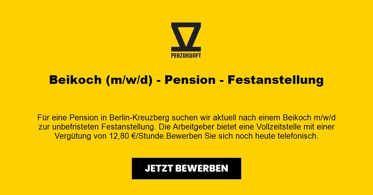 Beikoch (m/w/d) - Pension - Festanstellung