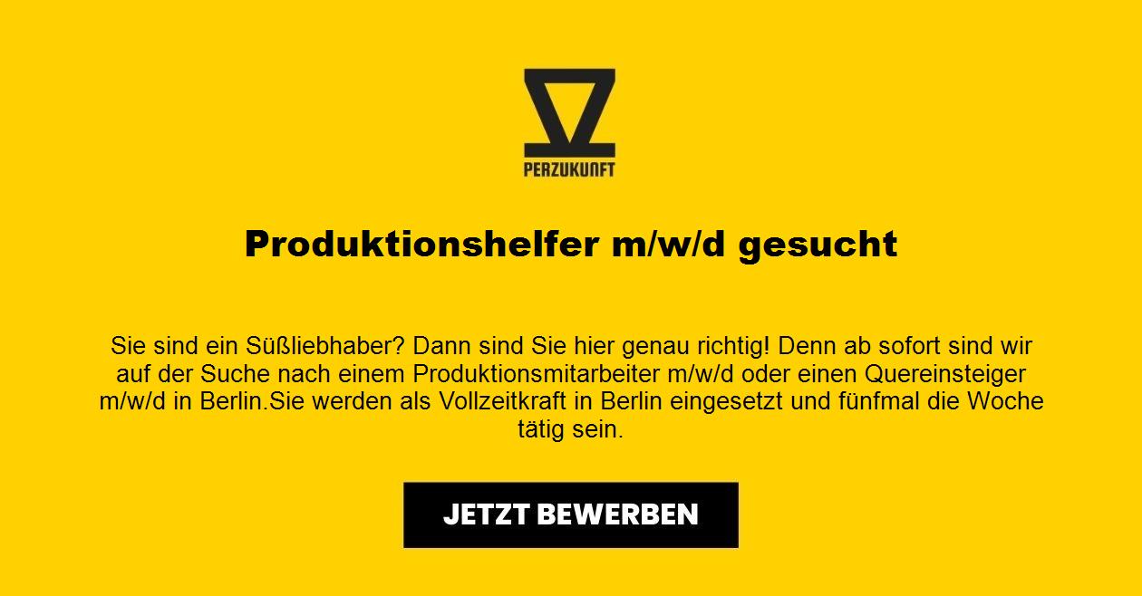 Produktion / Quereinsteiger (m/w/d) - Süßwaren in Vollzeit