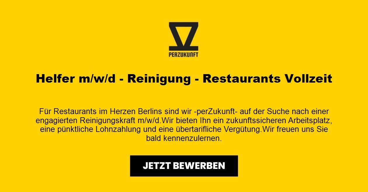 Raumpfleger - Asiatischer Restaurants Vollzeit 38 Std./Woche